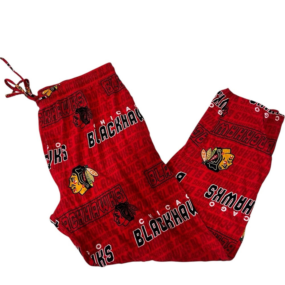 5/$30 🎈 Sideline apparel NHL large Blackhawk pajama pants